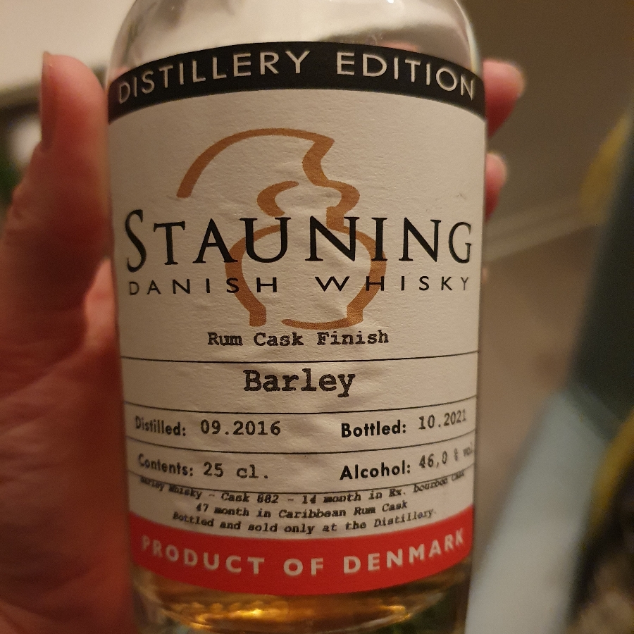 Stauning Distillery Edition 2016 Barley Rum Cask Finish