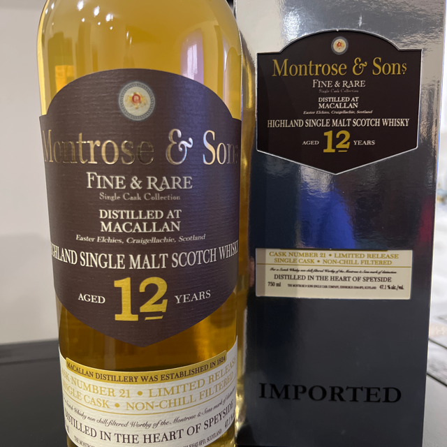 Montrose & Sons Macallan 12 Yr Old