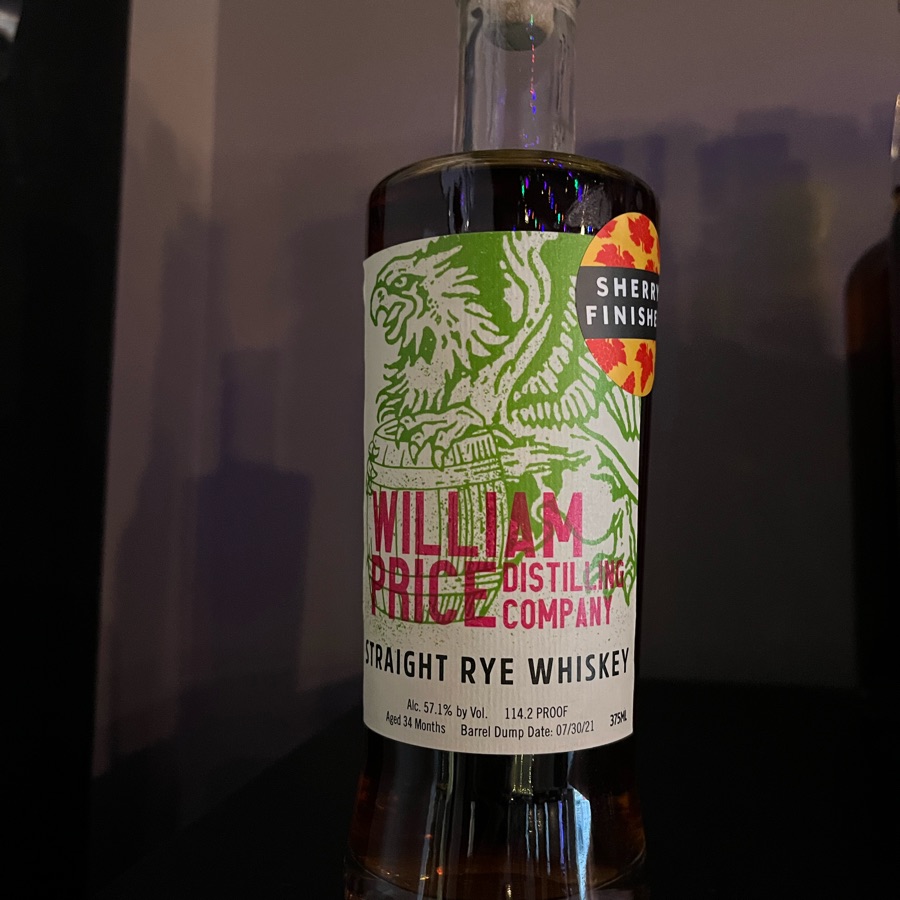 William Price Straight Rye Sherry Finished