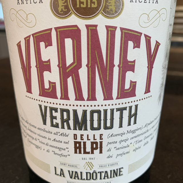 Verney vermouth delle alpi