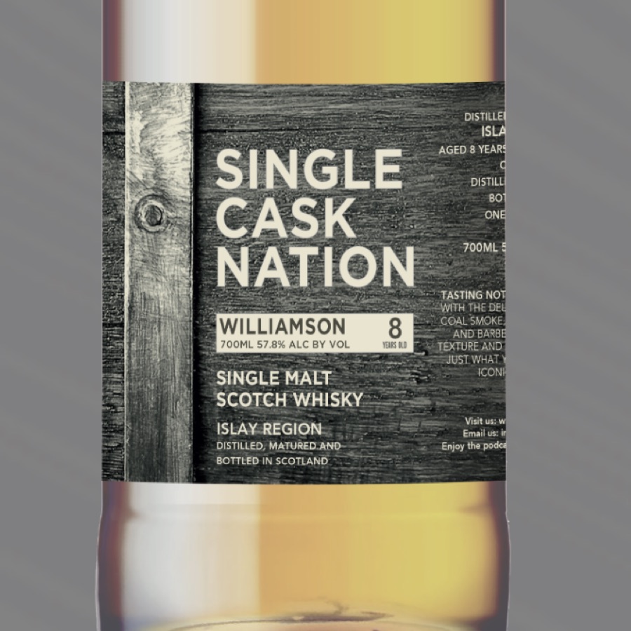 Williamson (Laphroaig) 2015 8 Year (Single Cask Nation)