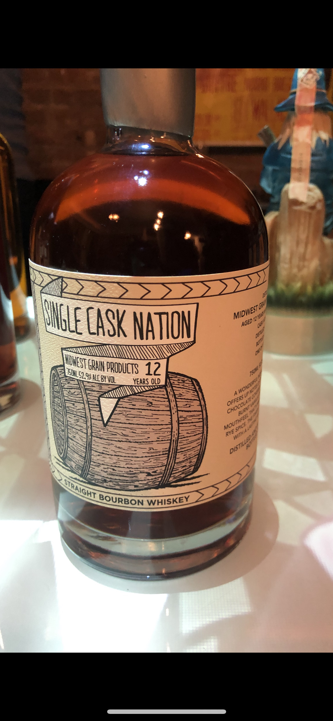 Single Cask Nation MGP 12 Year Bourbon