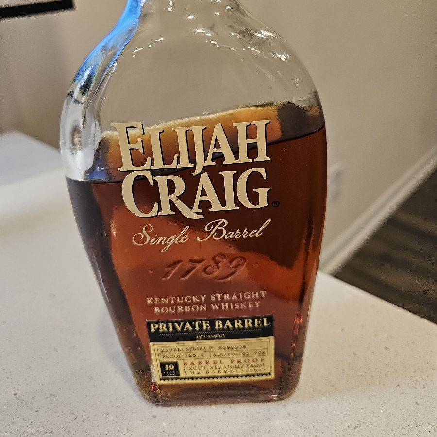 Elijah Craig Single Barrel Private Barrel Decadent