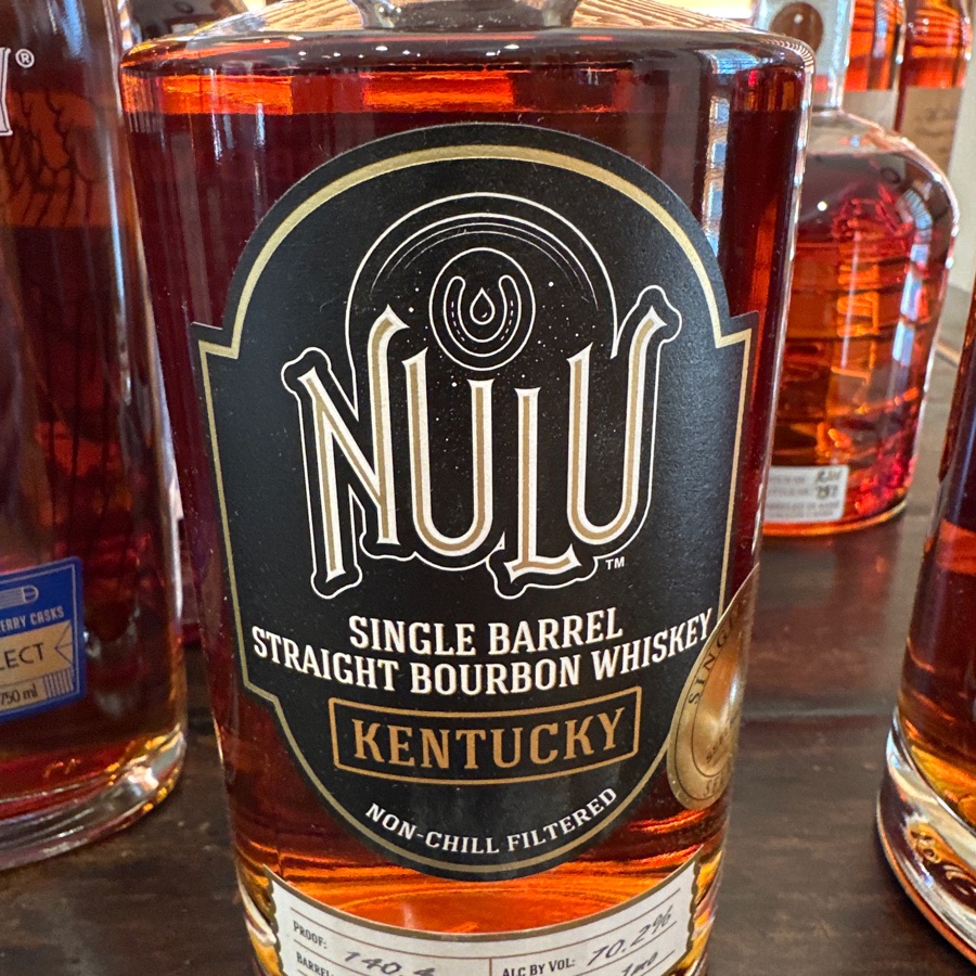 Nulu Single Barrel Straight Bourbon Whiskey Seelbach's Barrel Ky99