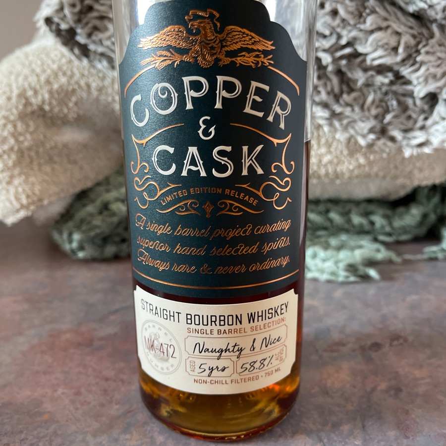 copper & cask single barrel selection mk473
