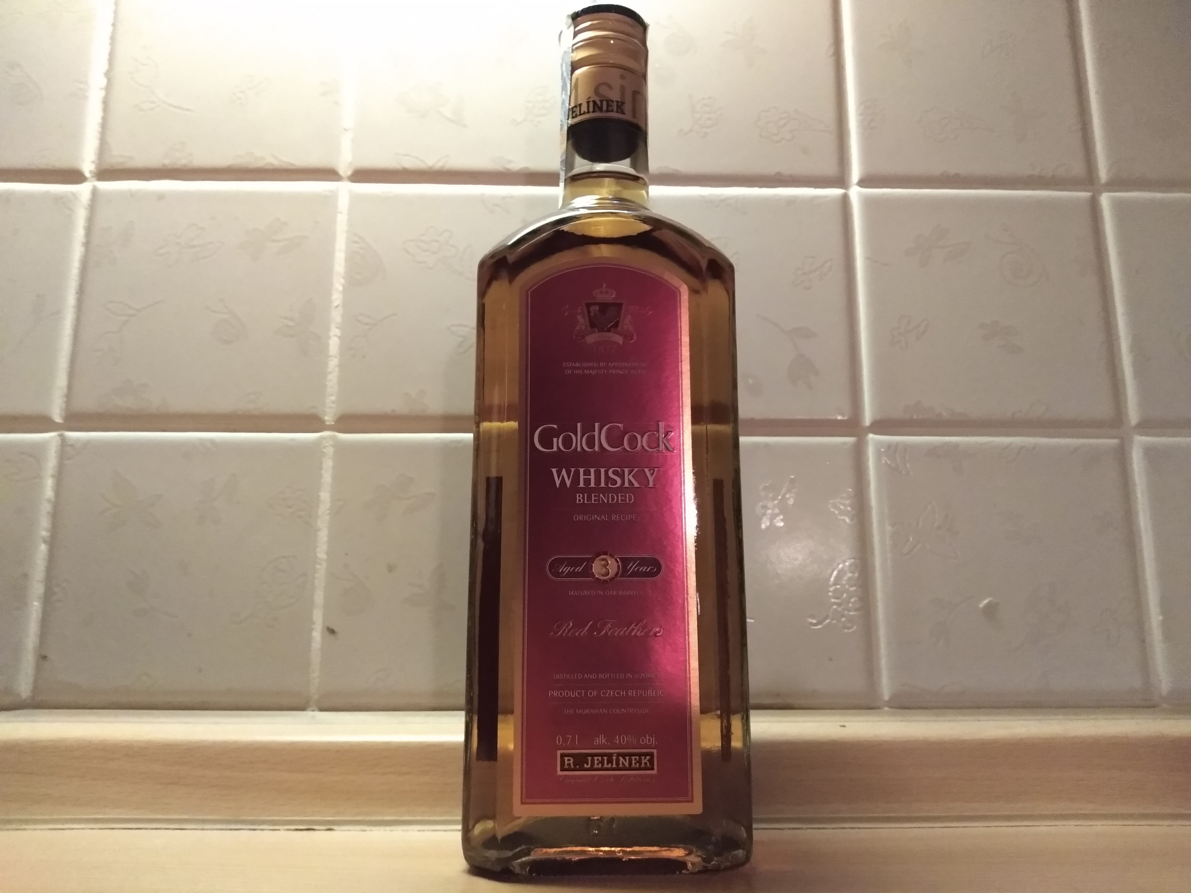 GoldCock 3 Year Red Feathers Blended Whisky