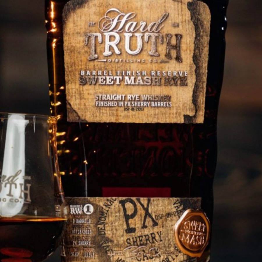 Hard Truth Barrel Finish Reserve Sweet Mash Rye Finished in PX Sherry Barrels
