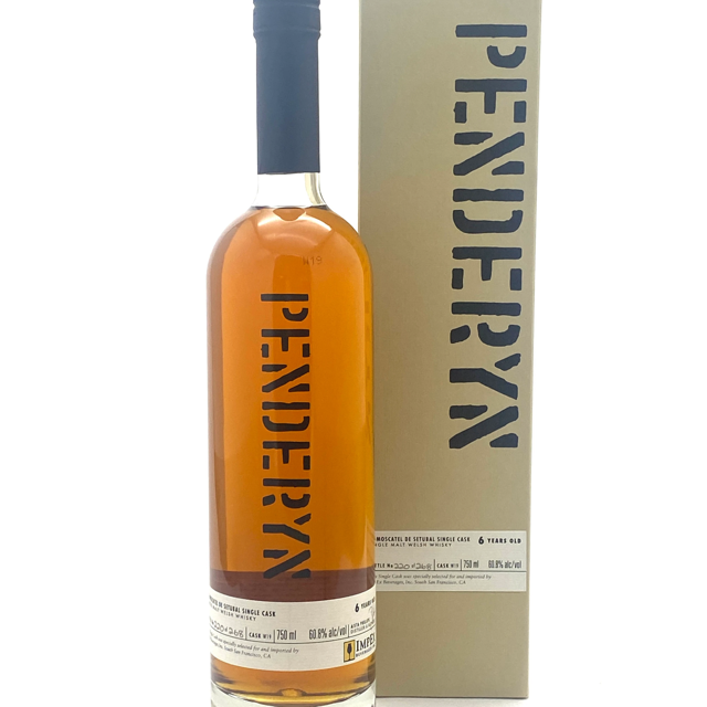 Penderyn 6 Year Old Single Cask (W19), Moscatel de Setubal Finish