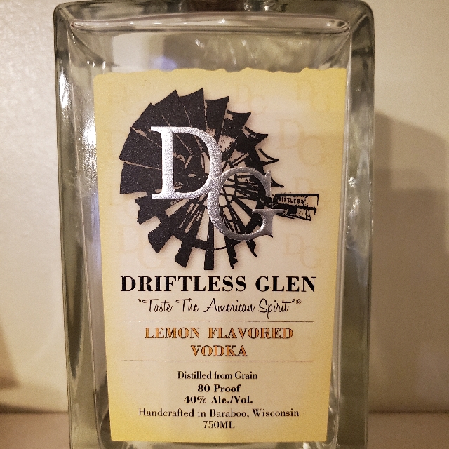 Driftless Glen Lemon Flavored Vodka