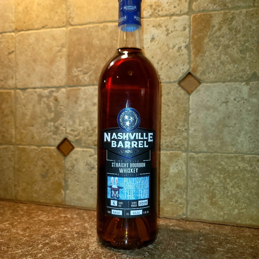 Nashville Barrel Single Barrel Straight Bourbon #3019 (Mash & Journey Whiskey Club, "Pulling A Rabbit Out Of The Hat" Barrel Pick)