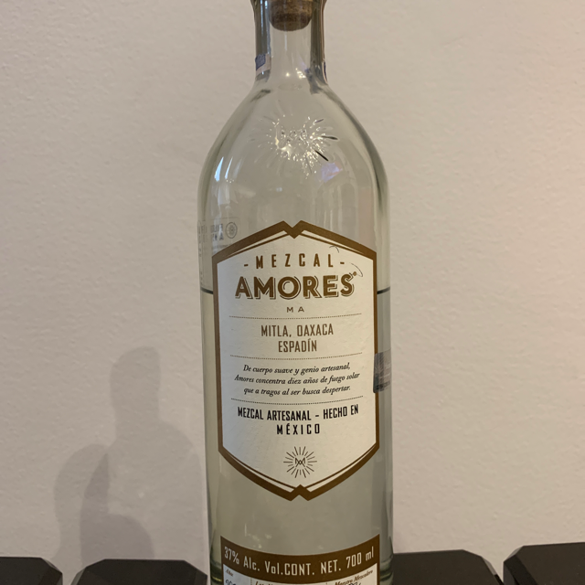 Mezcal Amores Espadín (Mitla, Oaxaca)