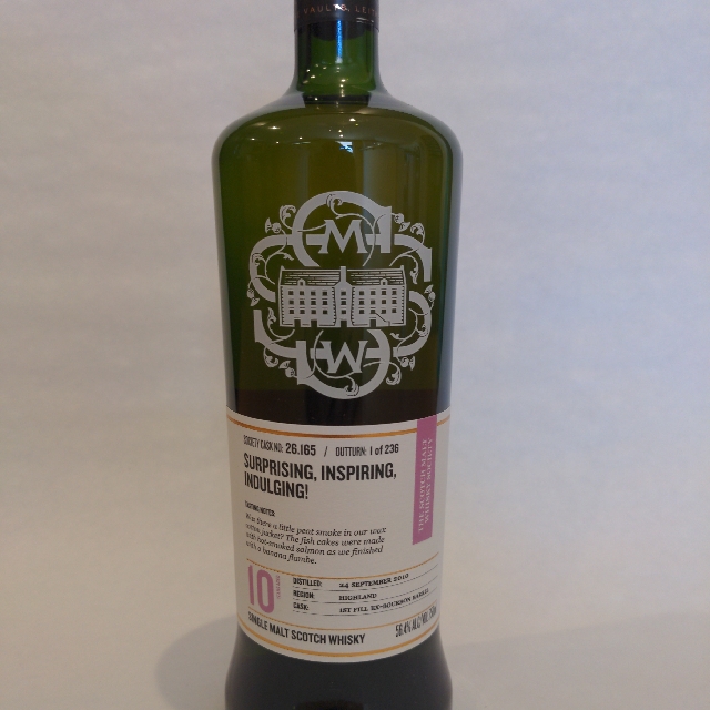 Surprising, Inspiring, Indulging! 26.165 (SMWS)
