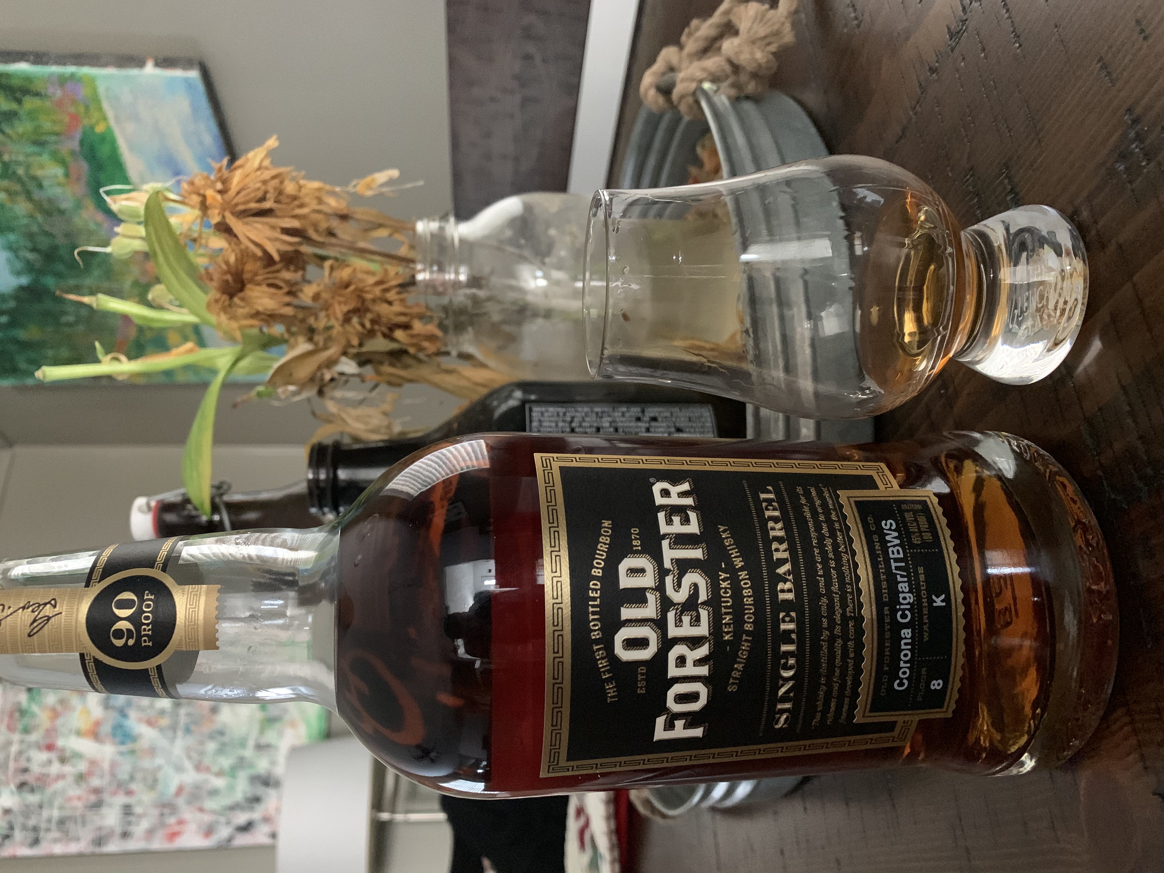Old Forester Single Barrel Corona Cigar / TBWS pick