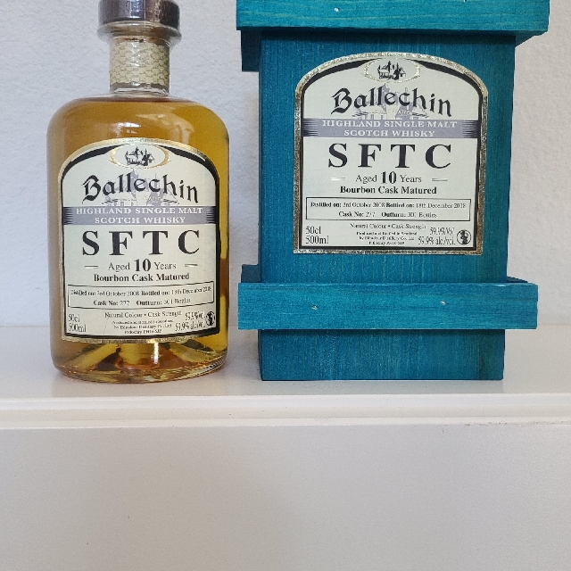 Ballechin 2008 10 Year SFTC Bourbon Cask Matured