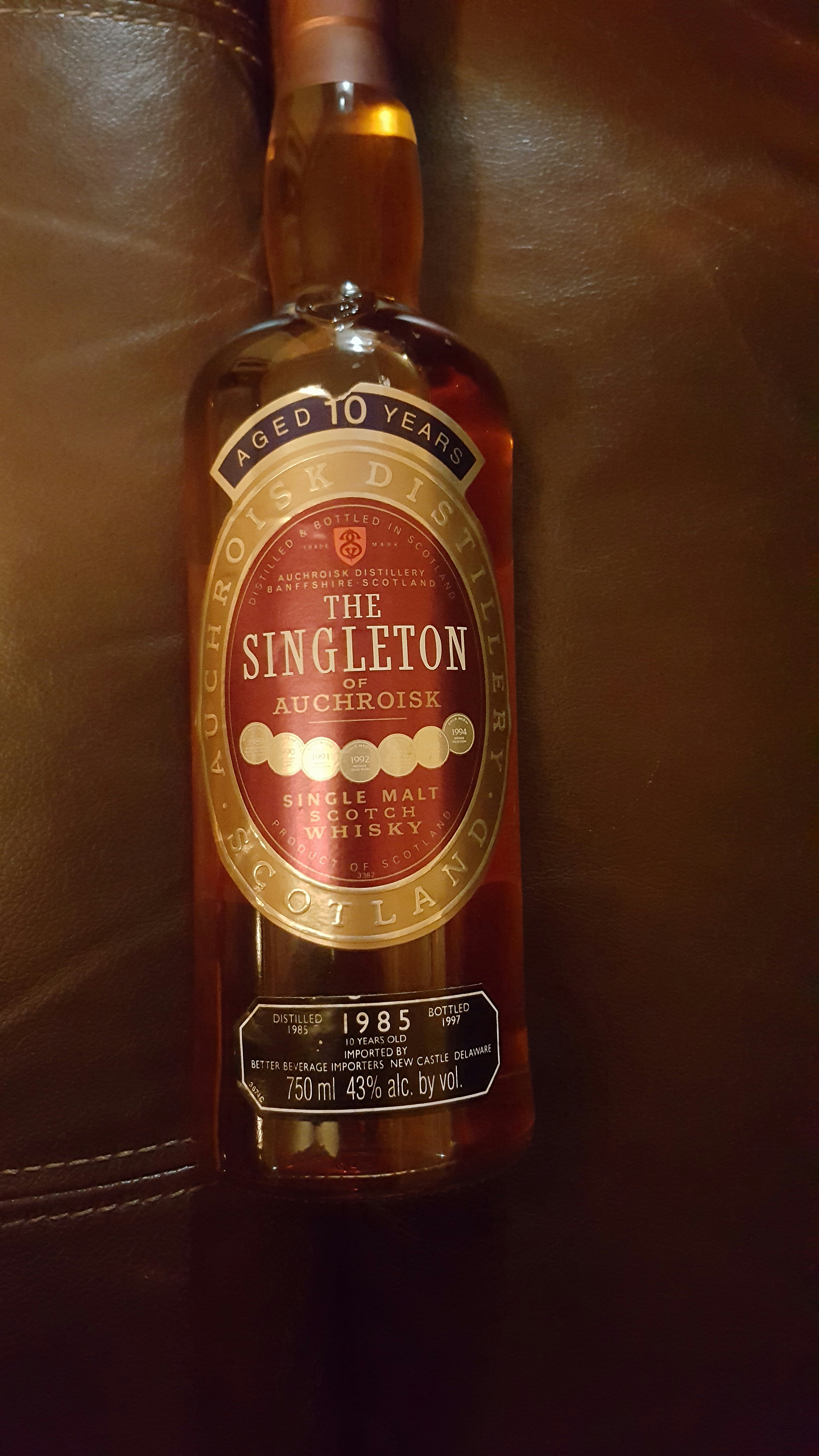 Singleton of Auchroisk 1985