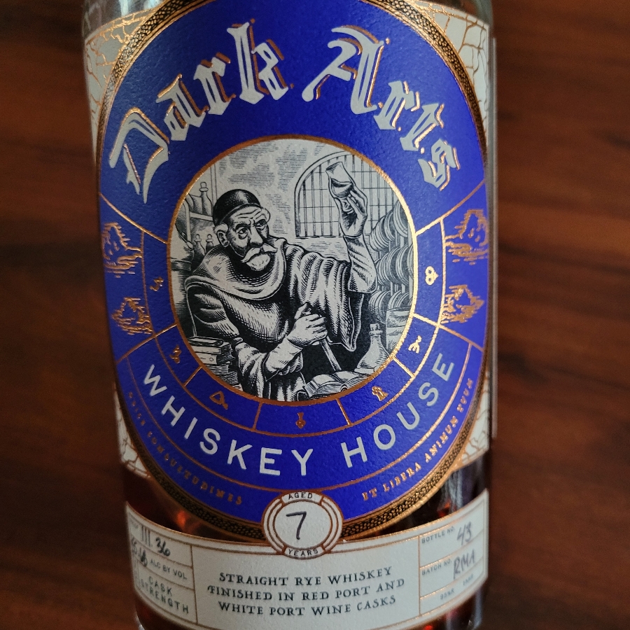 Dark Arts Straight Rye Whiskey Finished in Red Port and White Port