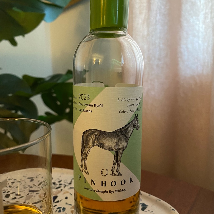 Pinhook Kentucky Straight Rye Bourbon - 2023 - One Dream Rye'd