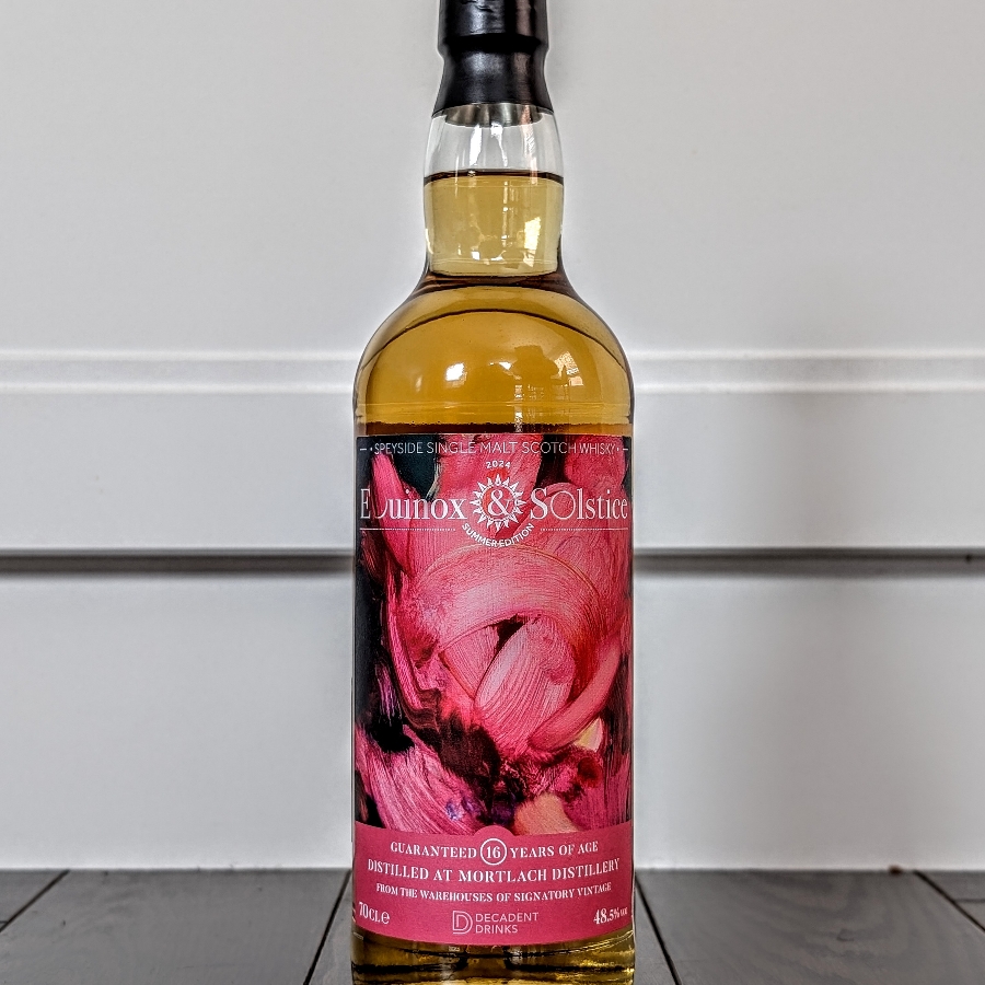 Equinox & Solstice Summer Mortlach 16 Year Single Malt Scotch Whisky