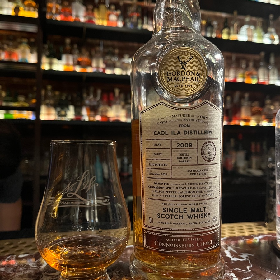 Caol Ila 2009 13 Year Connoisseurs Choice Wood Finished (Gordon & MacPhail)