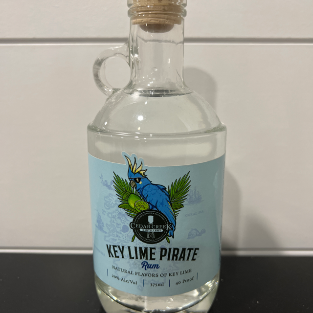 Cedar Creek Key Lime Pirate Rum