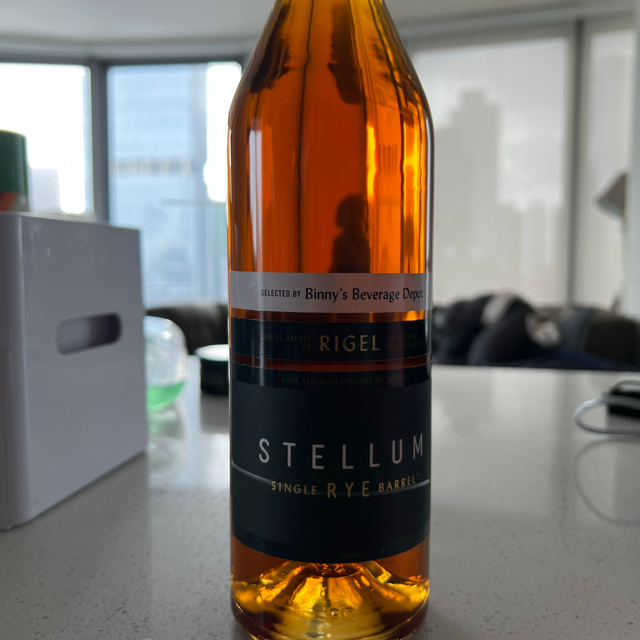 Stellum Rye Rigel Private Select (Binny's)