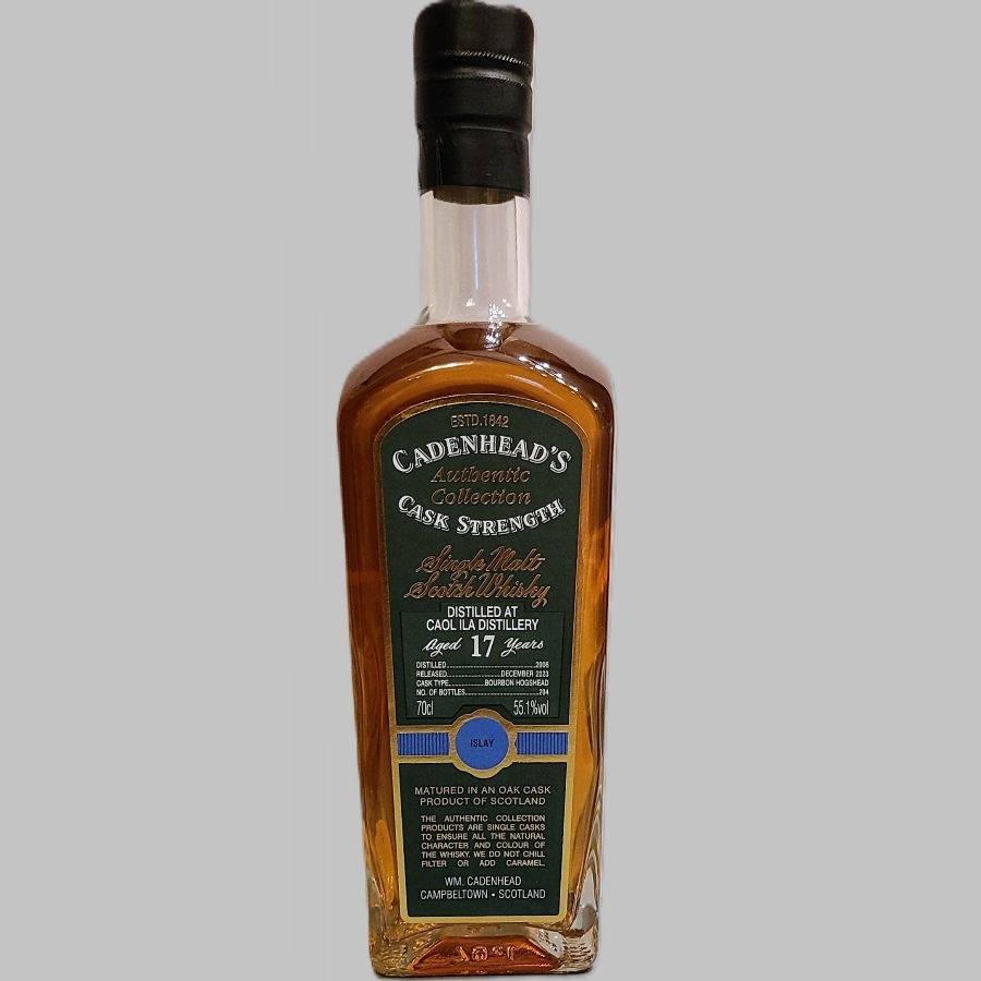 Caol Ila 2006 Cadenhead's Authentic Collection Cask Strengrh