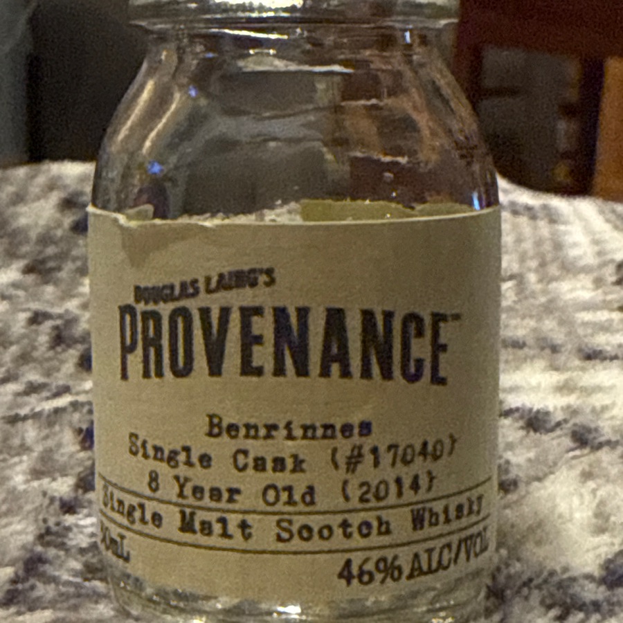 Berrinnes 8 Year Old (cask 17040) - Provenance (Douglas Laing)