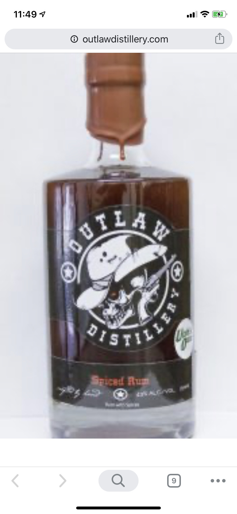 Outlaw Distillery Spiced Rum