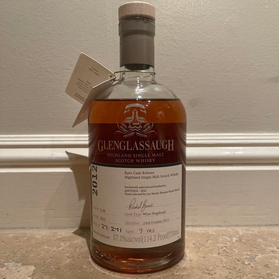 Glenglassaugh Cask 2148 9 Year 2012 Highland Single Malt