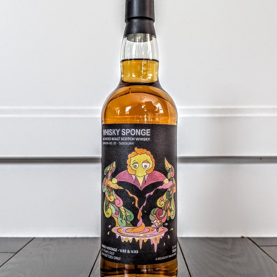 Whisky Sponge Sideburn (Balvenie) 1992 & 1993 31 Year Blended Malt Scotch Whisky