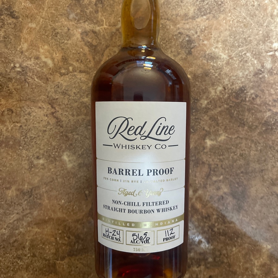 Red Line Barrel Proof Straight Bourbon Whiskey