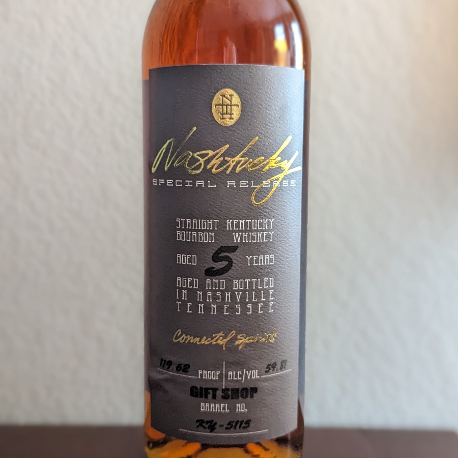 Nashtucky 5 Year Old Straight Kentucky Bourbon Whiskey