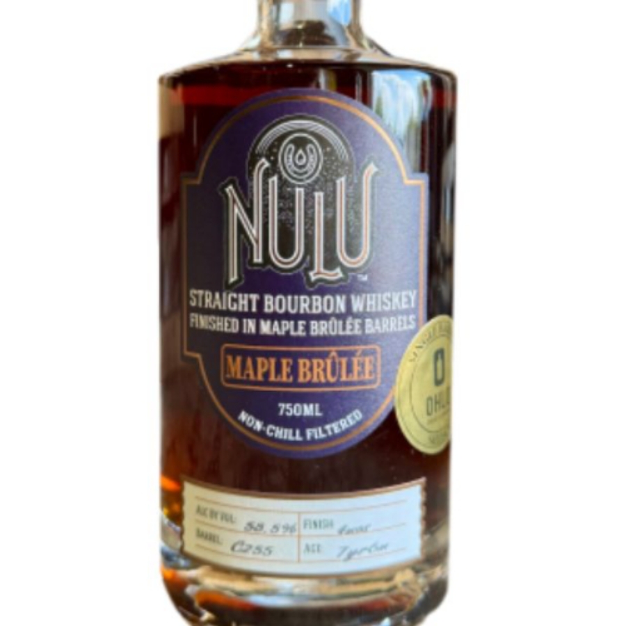 Nulu Straight Bourbon Whiskey finished in Maple Brûlée Barrels