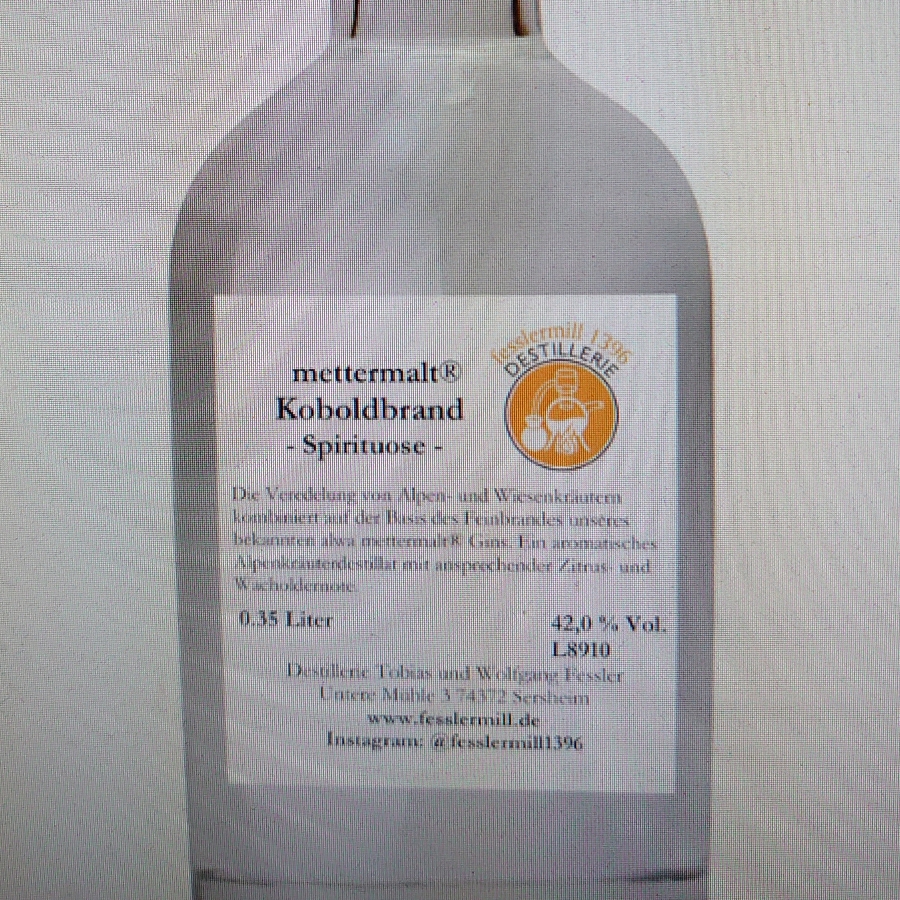 Koboldbrand Alpenkräuterdestillat