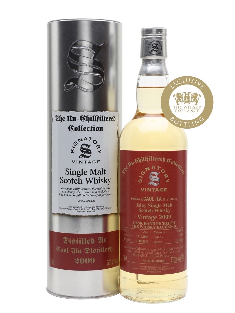 Caol Ila 2009 7 Year Cask #318819 Un-chillfiltered Collection (Signatory) TWE Exclusive
