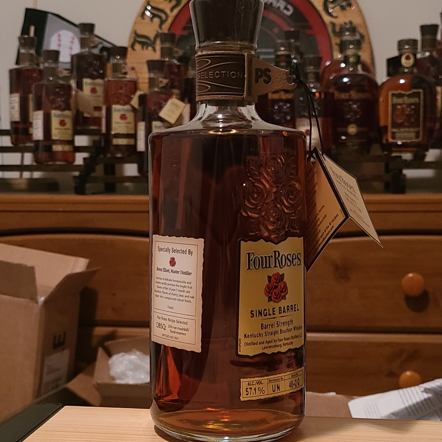 Four Roses Single Barrel Barrel Strength (OBSQ UN 48*2Q - Brent Elliott)