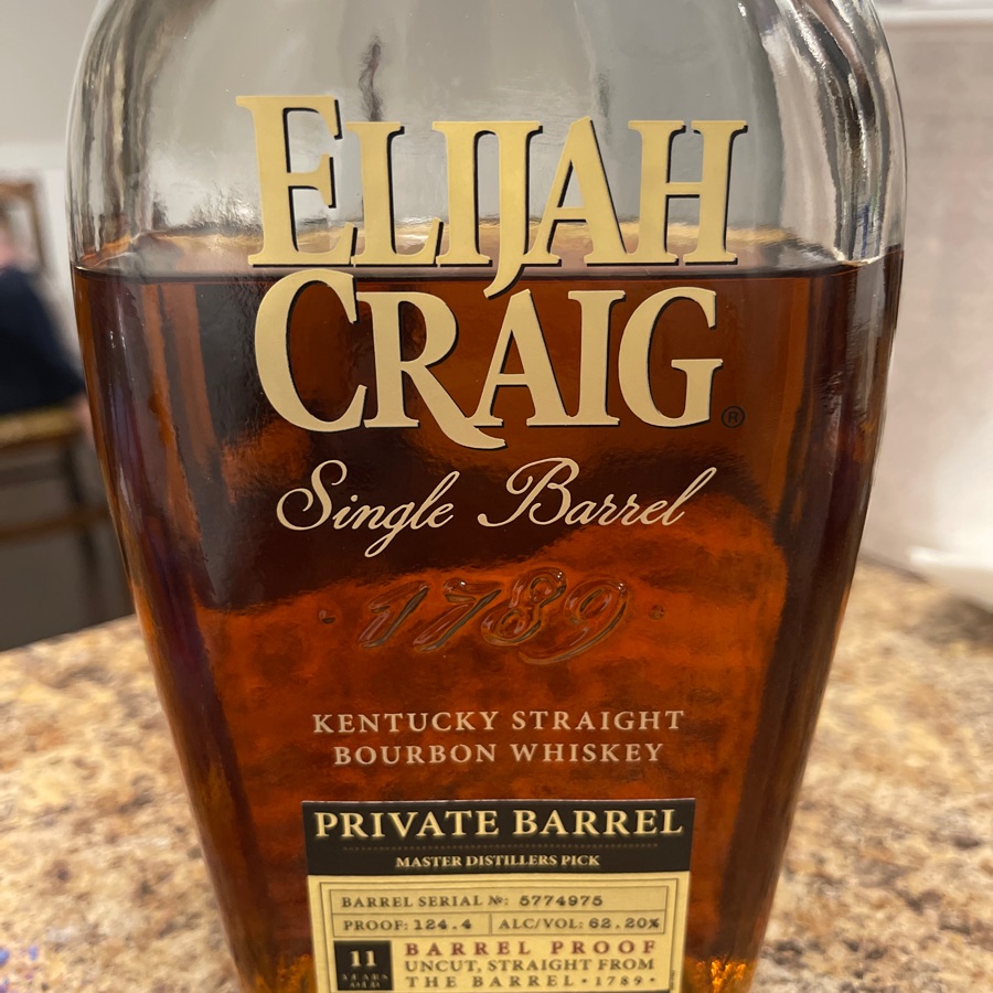 Elijah Craig Single Barrel Private Barrel (Master Distillers Pick)