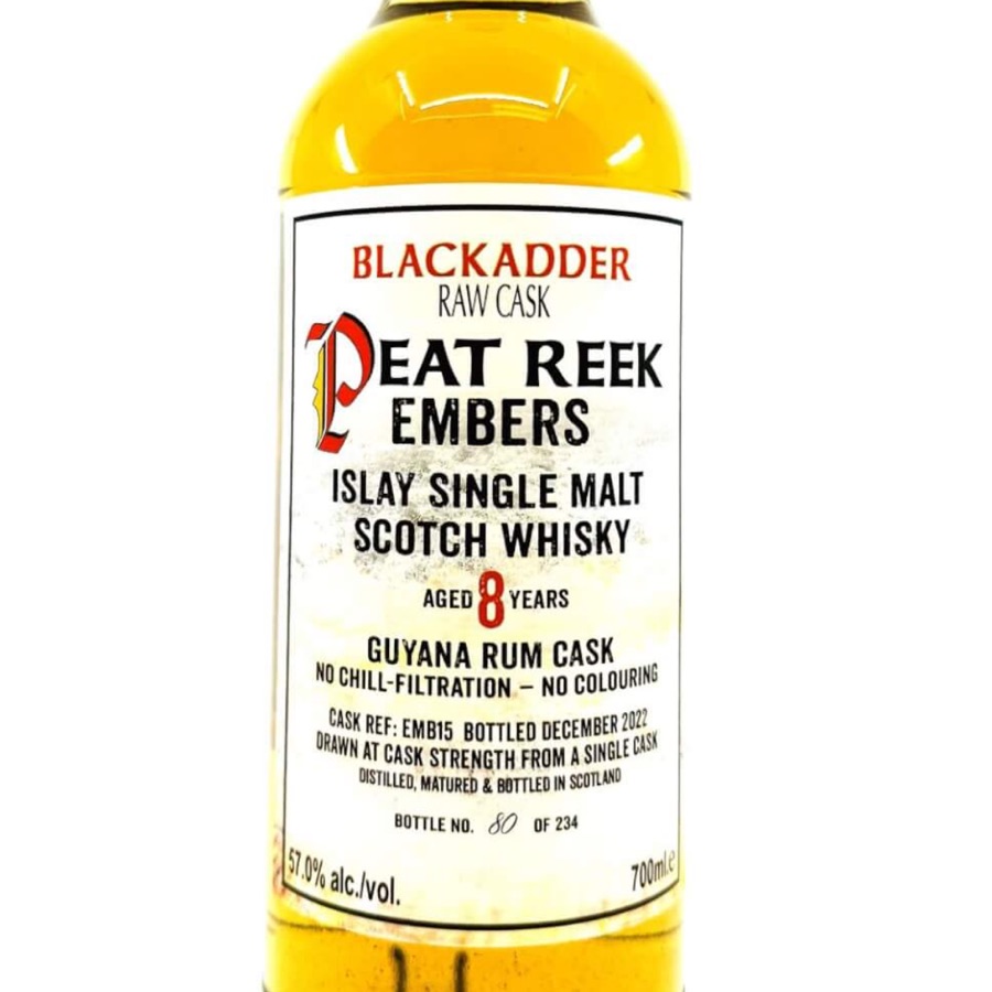 Blackadder Peat Reek Embers 8 Years Guyana Rum Cask