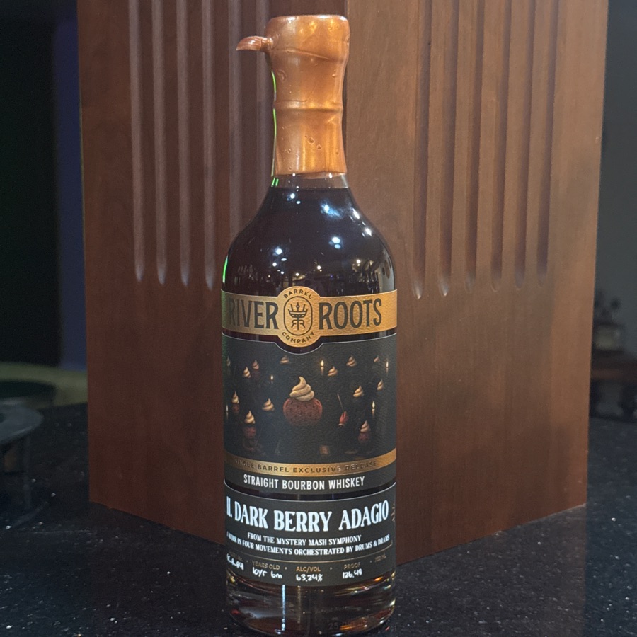 River Roots Straight Bourbon Whiskey Barrel GE-B-B41 (II. Dark Berry Adagio by Drums & Drams)