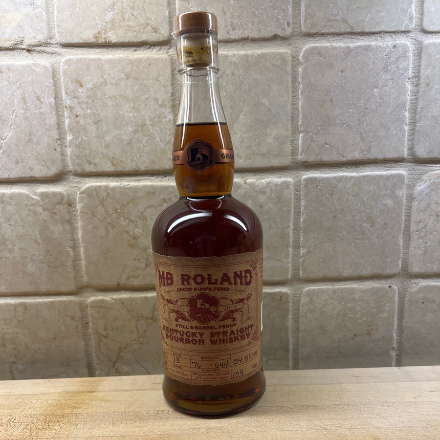 MB Roland Kentucky Straight Bourbon Whiskey Batch 13