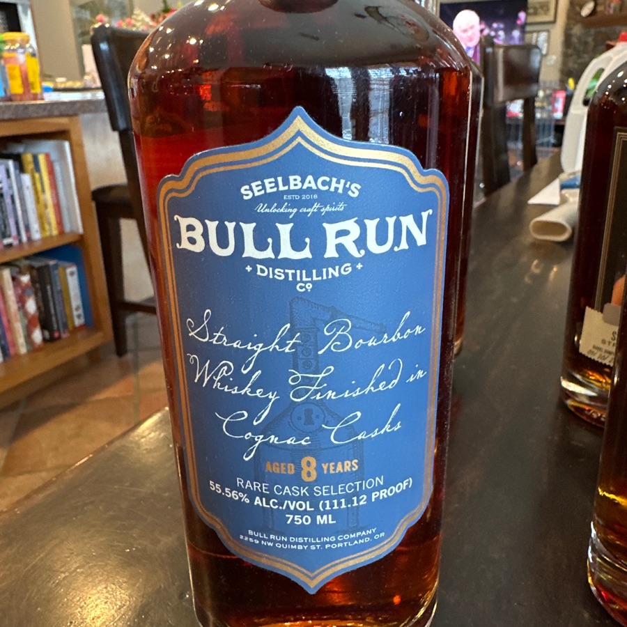 Bull Run Straight Bourbon Whiskey Finished in Cognac Casks
