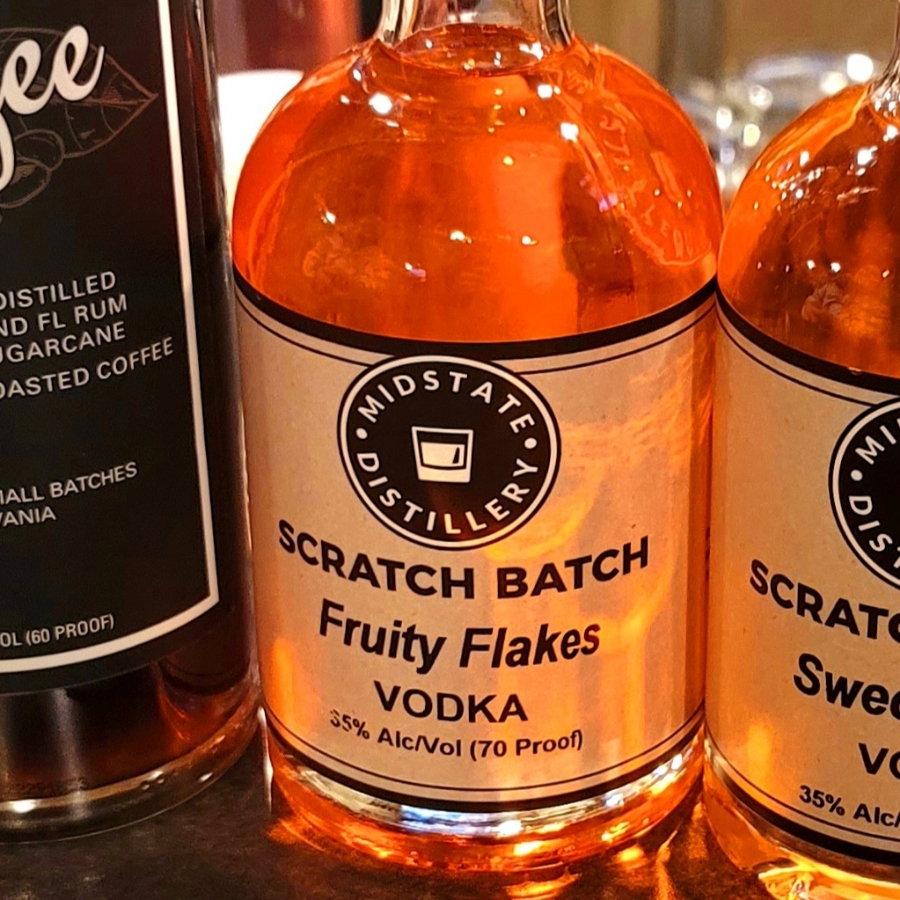 Midstate Distillery Scratch Batch Fruity Flakes Vodka