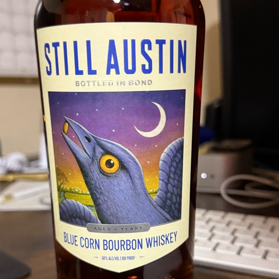 Srill Austin Bottled In Bond Blue Corn Bourbon (Winter 2025) Aged 6 Years