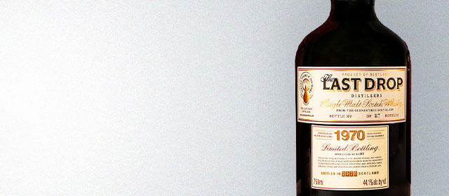 The Last Drop 1970 Glenrothes