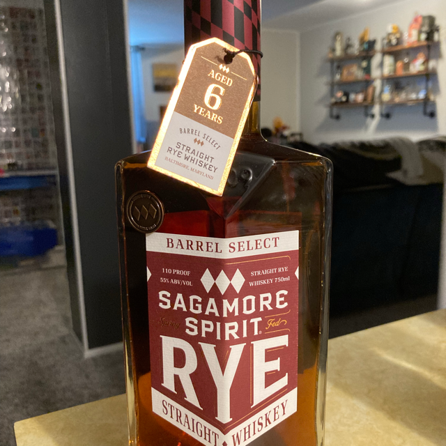 Sagamore Spirits 6yr Single Barrel Rye r/Bourbon Select