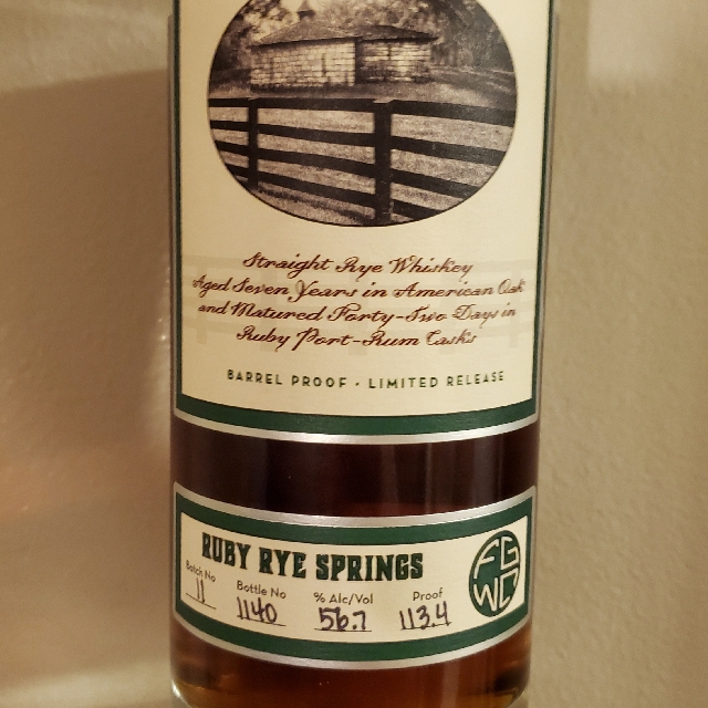 Four Gate Ruby Rye Springs (Batch 11)