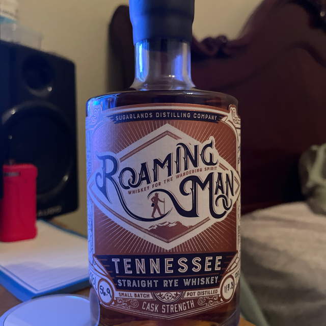 Roaming Man Tennessee Straight Rye Whiskey Batch 10