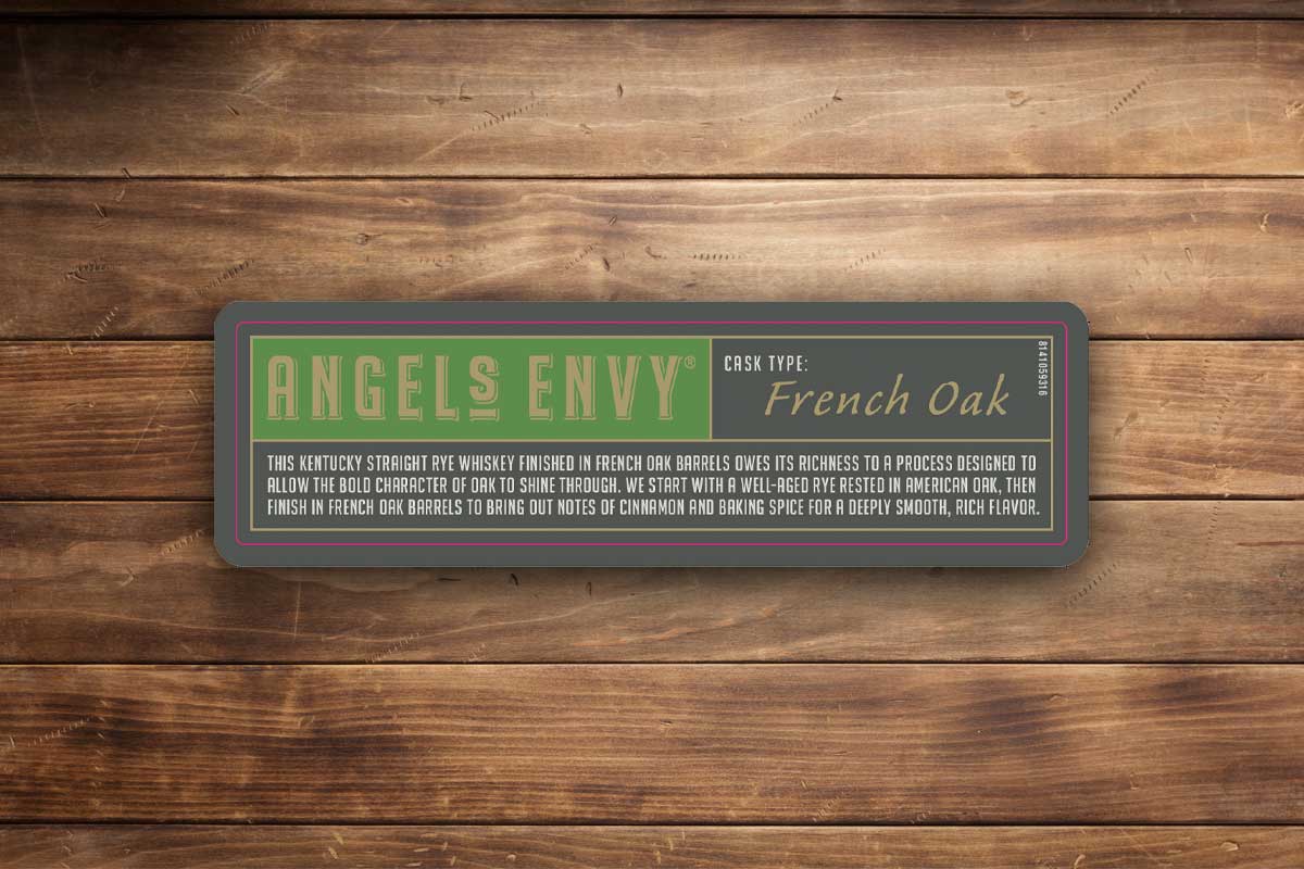 Angel's Envy Rye Finished in French Oak Barrels