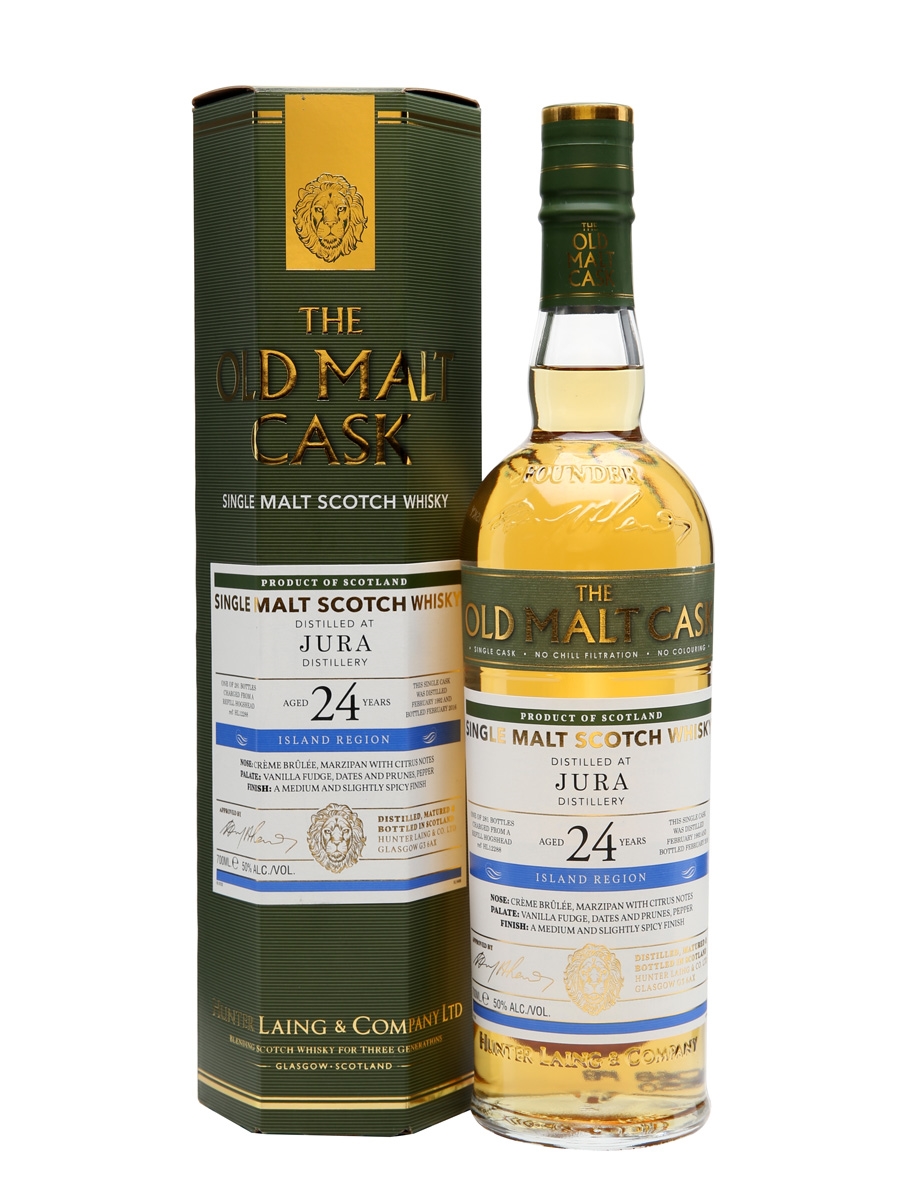 Jura 1992 24 Year Old Malt Cask (Hunter Laing)