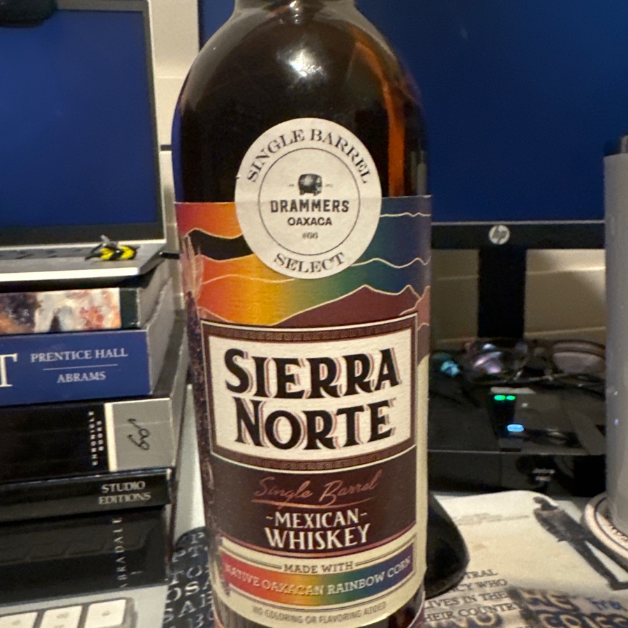 Sierra Norte Native Oaxacan Rainbow Corn Single Barrel Mexican Whiskey